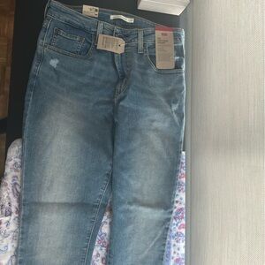 High-Rise Light Blue Skinny Jeans for Women